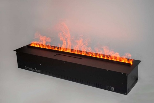 Электроочаг Schönes Feuer 3D FireLine 1000 Pro со стальной крышкой в Саранску