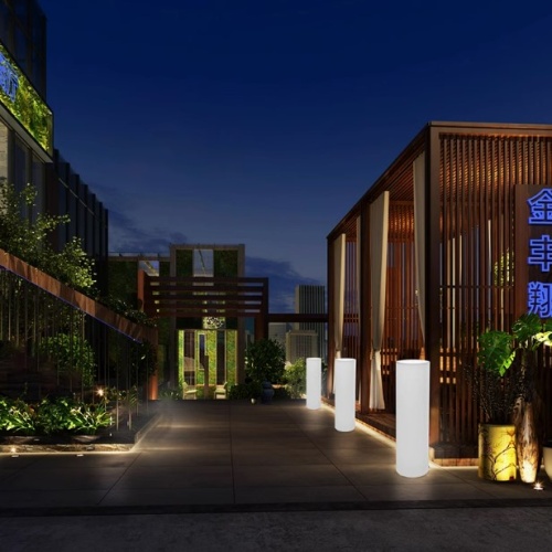 Светильник Цилиндр 25х71 питание от 220В, RGB