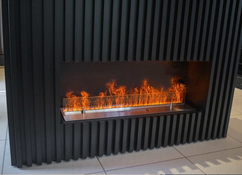 Электроочаг Schönes Feuer 3D FireLine 600 со стальной крышкой в Саранску